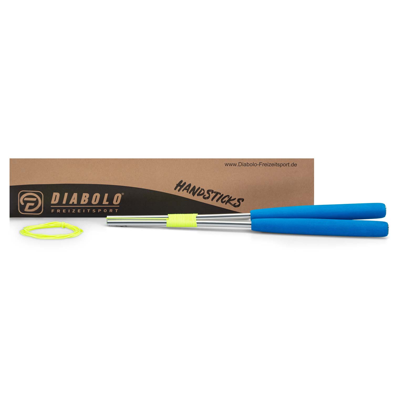 Diabolo Freizeitsport - Diabolo Handsticks Blau mit Verpackung Diabolo Freizeitsport - Diabolo Handsticks Blau mit Verpackung