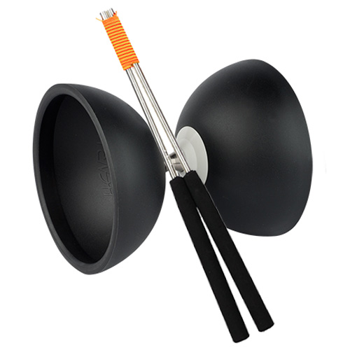 Henrys - Diabolo Circus Free Mit Handstäben Schwarz 001 Henrys - Diabolo Circus Free Mit Handstäben Schwarz 001