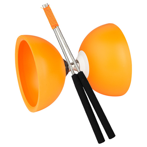 Henrys - Diabolo Jazz Free Mit Alu Handstäben Orange 001 Henrys - Diabolo Jazz Free Mit Alu Handstäben Orange 001