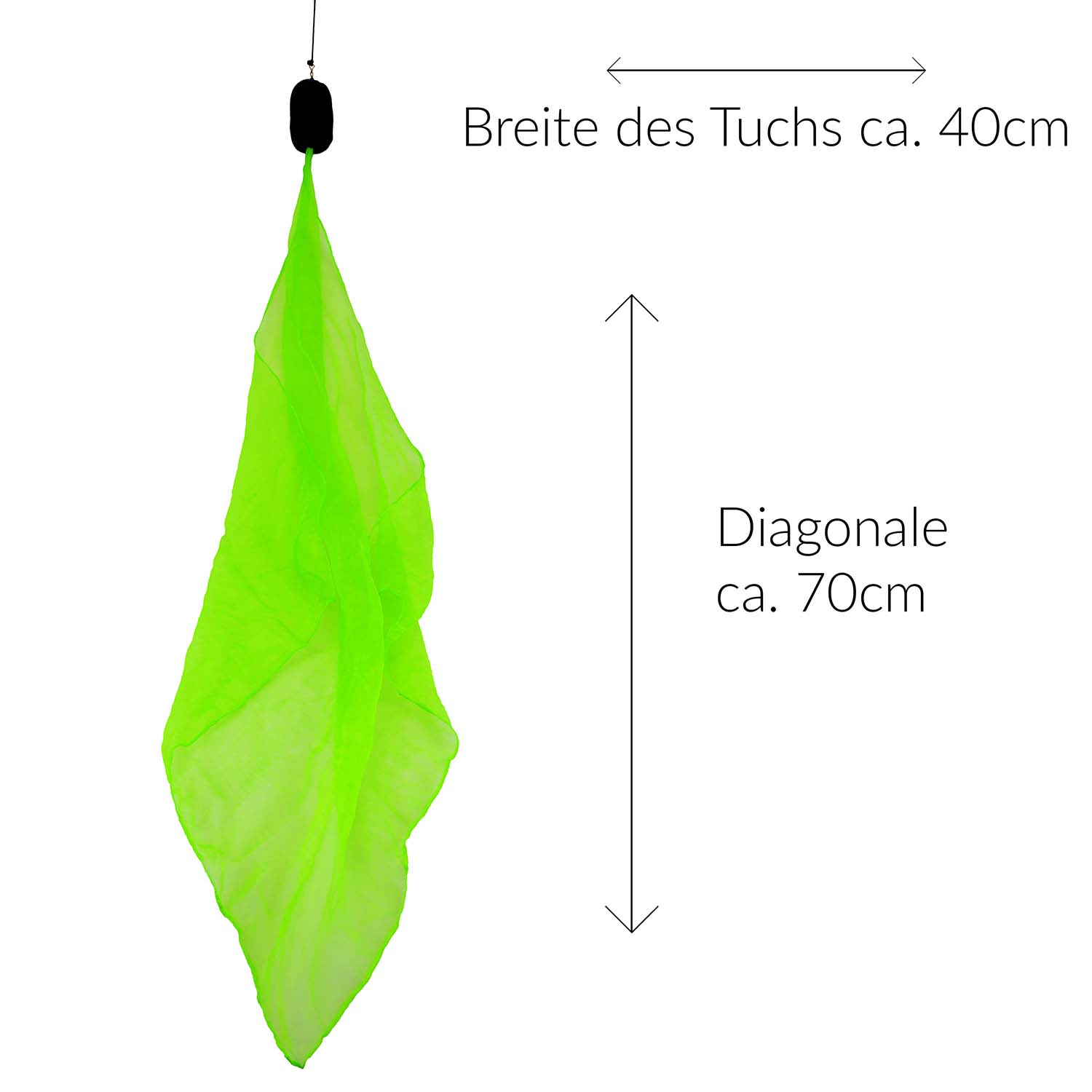 Diabolo Freizeitsport Spiralpoi 40cm in neongrün Diabolo Freizeitsport Spiralpoi 40cm in neongrün kaufen!