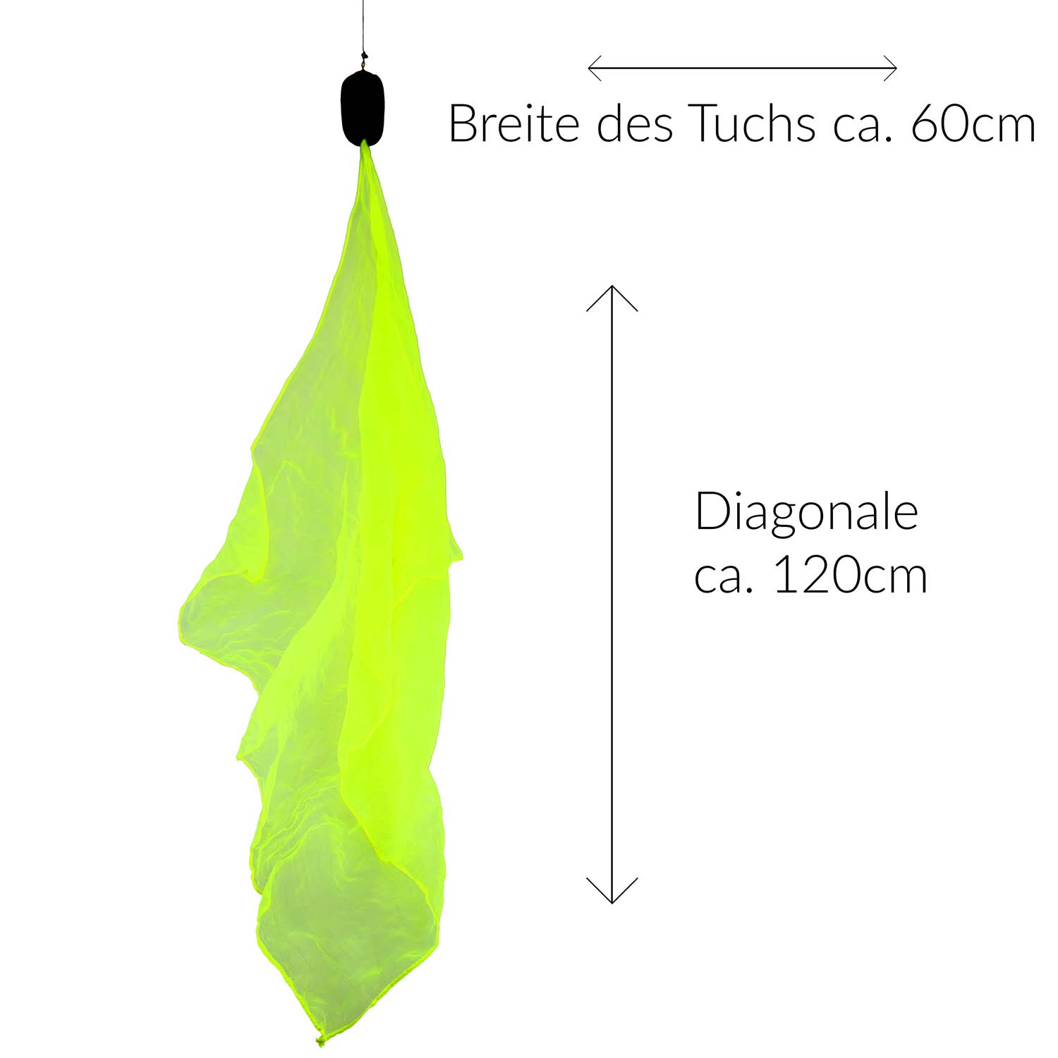 Diabolo Freizeitsport Spiralpoi 60cm in neongelb Diabolo Freizeitsport Spiralpoi 60cm in neongelb kaufen!