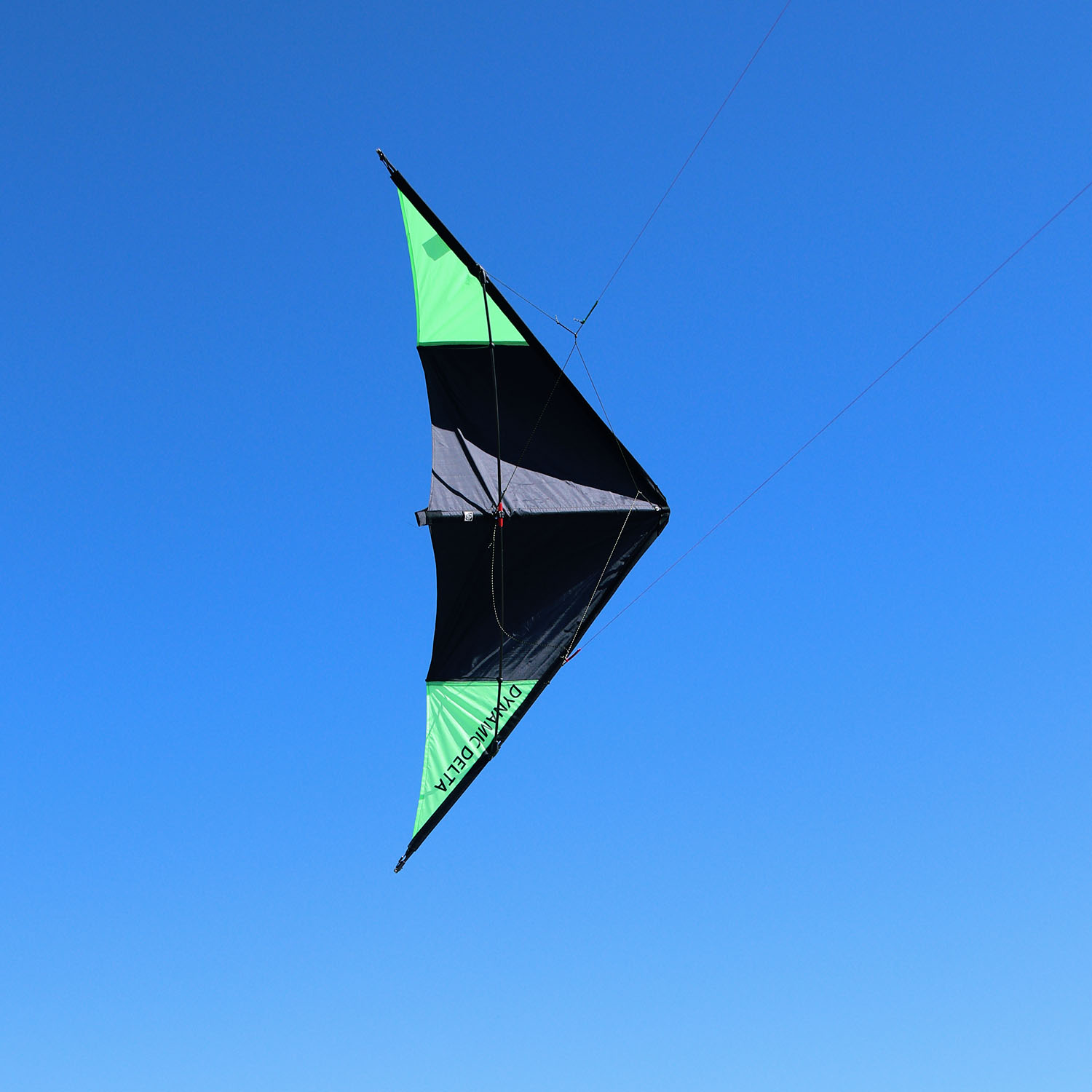 Wolkenstürmer - Lenkdrachen Dynamic Delta Neongrün Flugbild Wolkenstürmer - Lenkdrachen Dynamic Delta Neongrün Flugbild