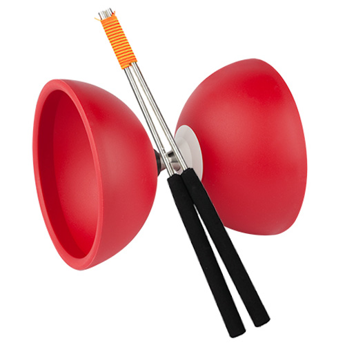 Henrys - Diabolo Circus Free Mit Handstäben Rot 001 Henrys - Diabolo Circus Free Mit Handstäben Rot 001
