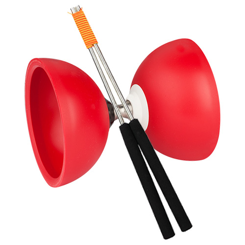 Henrys - Diabolo Jazz Free Mit Alu Handstäben Rot 001 Henrys - Diabolo Jazz Free Mit Alu Handstäben Rot 001