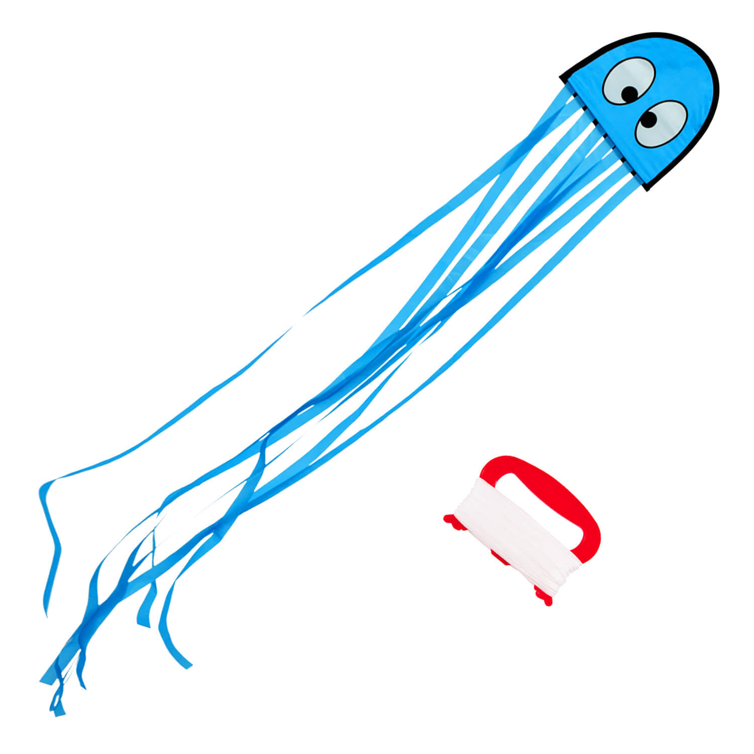 Wolkenstürmer - Kinderdrachen Mini Octopus Krake in Blau mit Zubehör Wolkenstürmer - Kinderdrachen Mini Octopus Krake in Blau mit Zubehör
