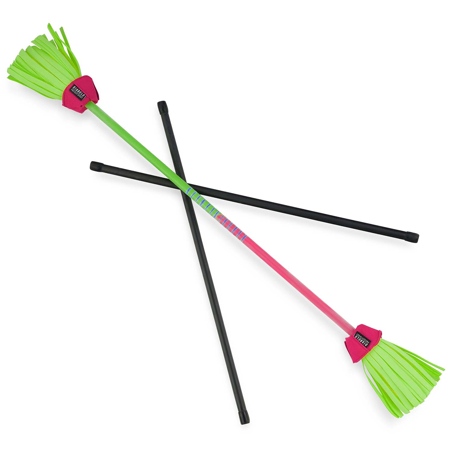 Diabolo Freizeitsport - Flowerstick Pro Grün Pink Übersichtsbild 002 Diabolo Freizeitsport - Flowerstick Pro Grün Pink Übersichtsbild 002