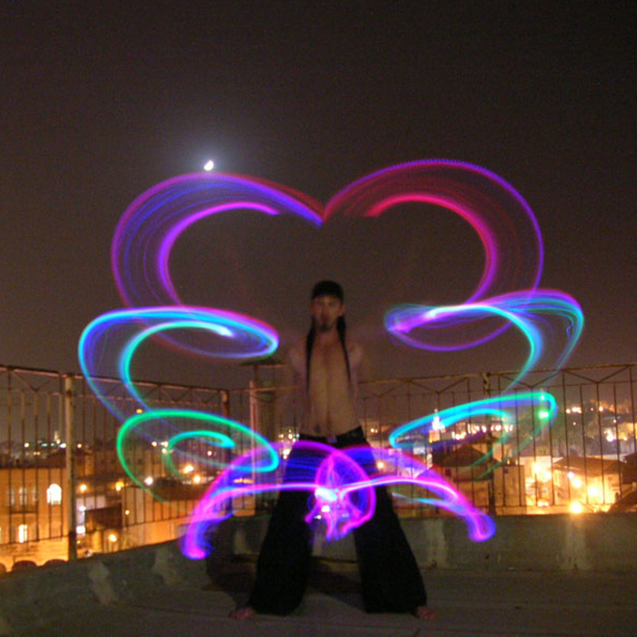 Diabolo Freizeitsport - Led Fiberglass Poi Stardass Realbild 006 Diabolo Freizeitsport - Led Fiberglass Poi Stardass Realbild 006