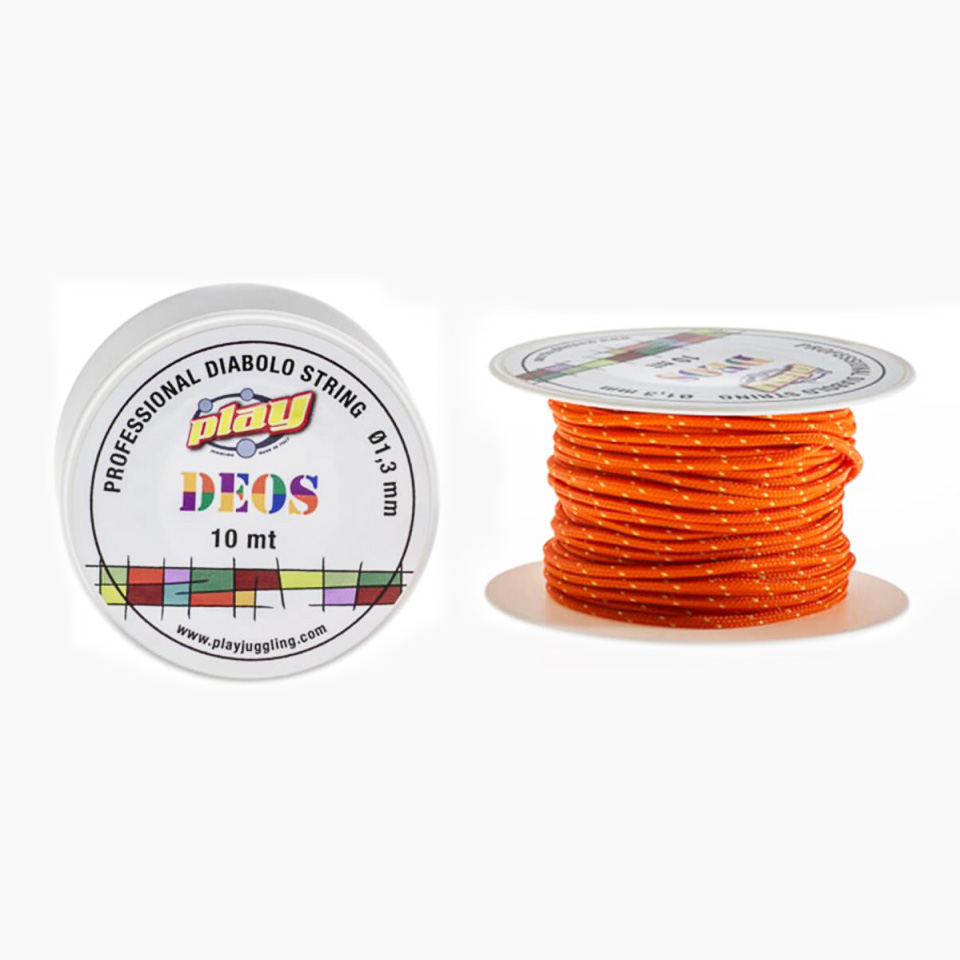 Diabolo Freizeitsport - Play Diabolo Schnur Deo Orange 001 Diabolo Freizeitsport - Play Diabolo Schnur Deo Orange 001