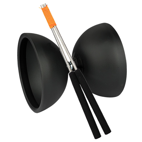 Henrys - Diabolo Circus Mit Handstäben Schwarz 001 Henrys - Diabolo Circus Mit Handstäben Schwarz 001