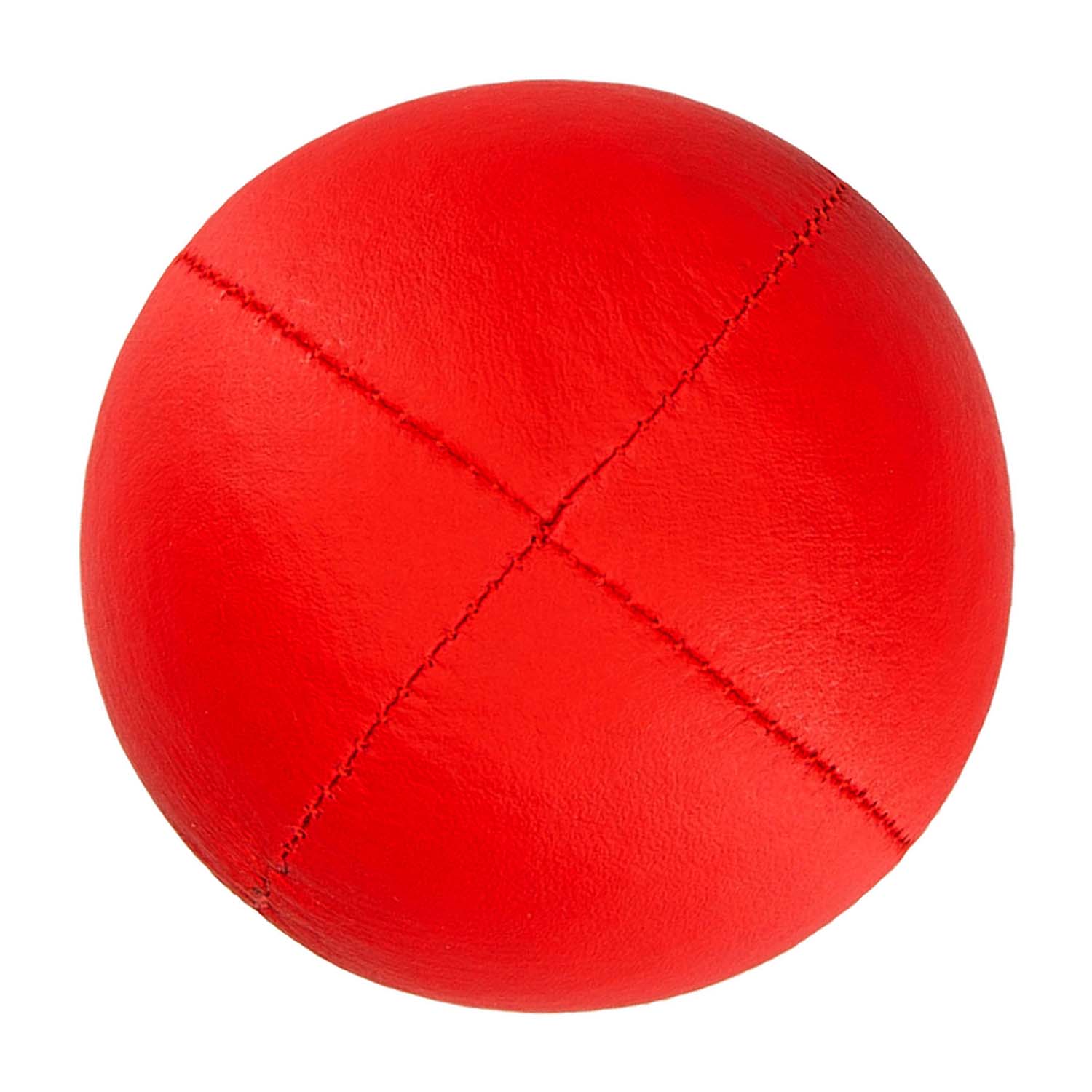 Diabolo Freizeitsport Ø 67mm 115g Soft Jonglierball einfarbig (rot)