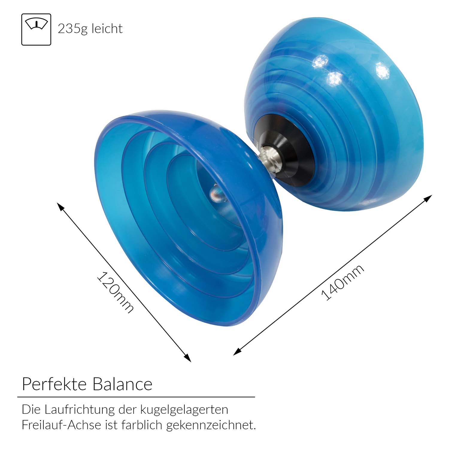 Henrys - Diabolo Set Beach Diabolo Blau Größenangabe 001 Henrys - Diabolo Set Beach Diabolo Blau Größenangabe 001
