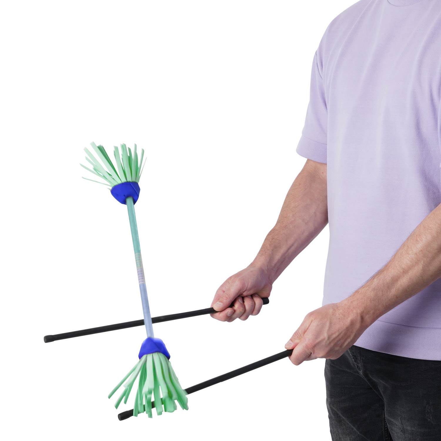 Diabolo Freizeitsport - Flower Sticks Pro Short Festival Blau Türkis Diabolo Freizeitsport - Flower Sticks Pro Short Festival Blau Türkis