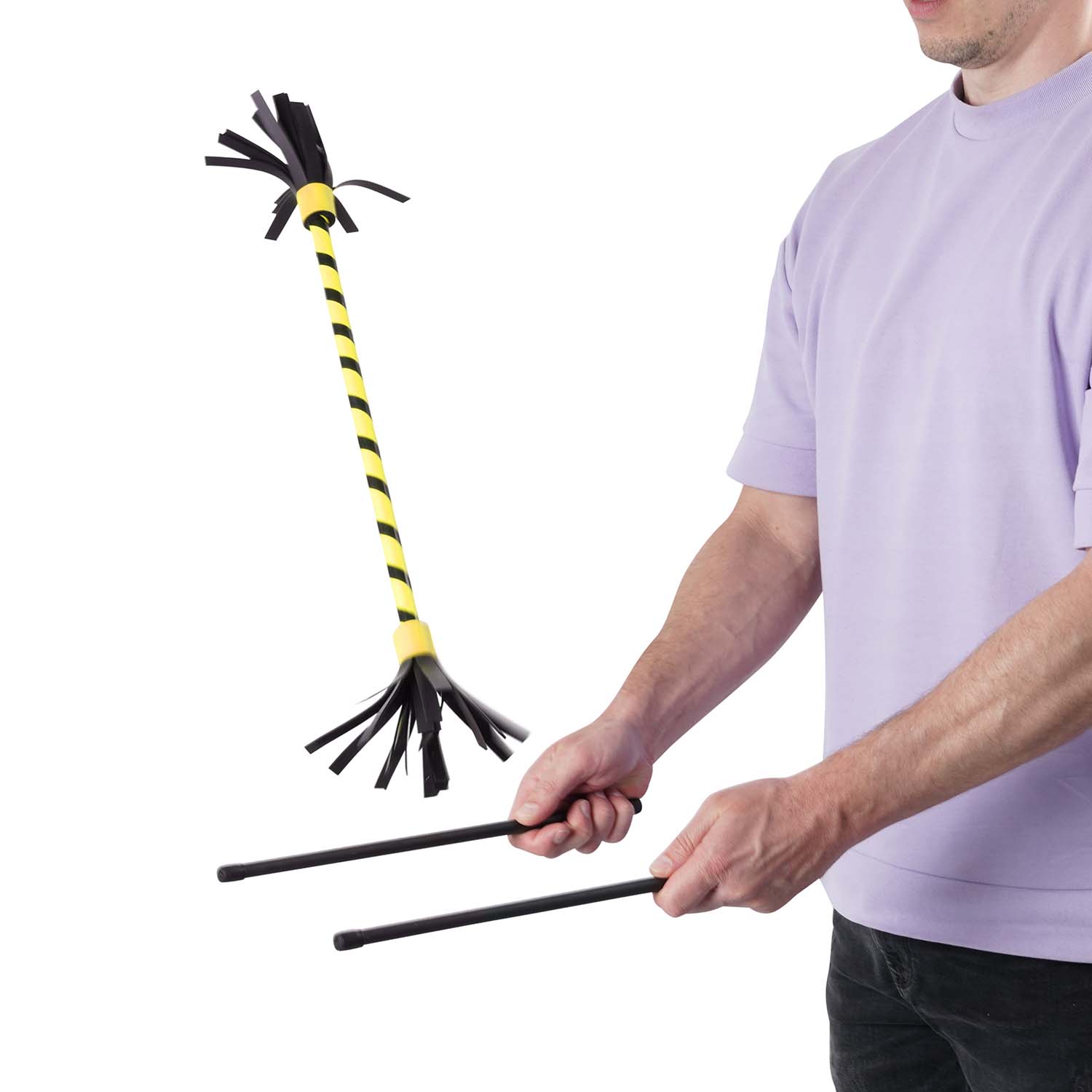 Diabolo Freizeitsport - Flowerstick Basic Gelb Spielbild 001 Diabolo Freizeitsport - Flowerstick Basic Gelb Spielbild 001