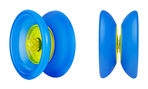 Diabolo Freizeitsport - Cobra Yo Yo Iceblau Gelb 003 Diabolo Freizeitsport - Cobra Yo Yo Iceblau Gelb 003