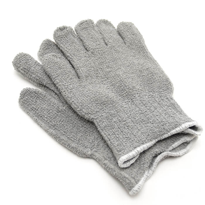 Diabolo Freizeitsport - Graue Handschuhe aus Kevlar für Feuerjonglage
