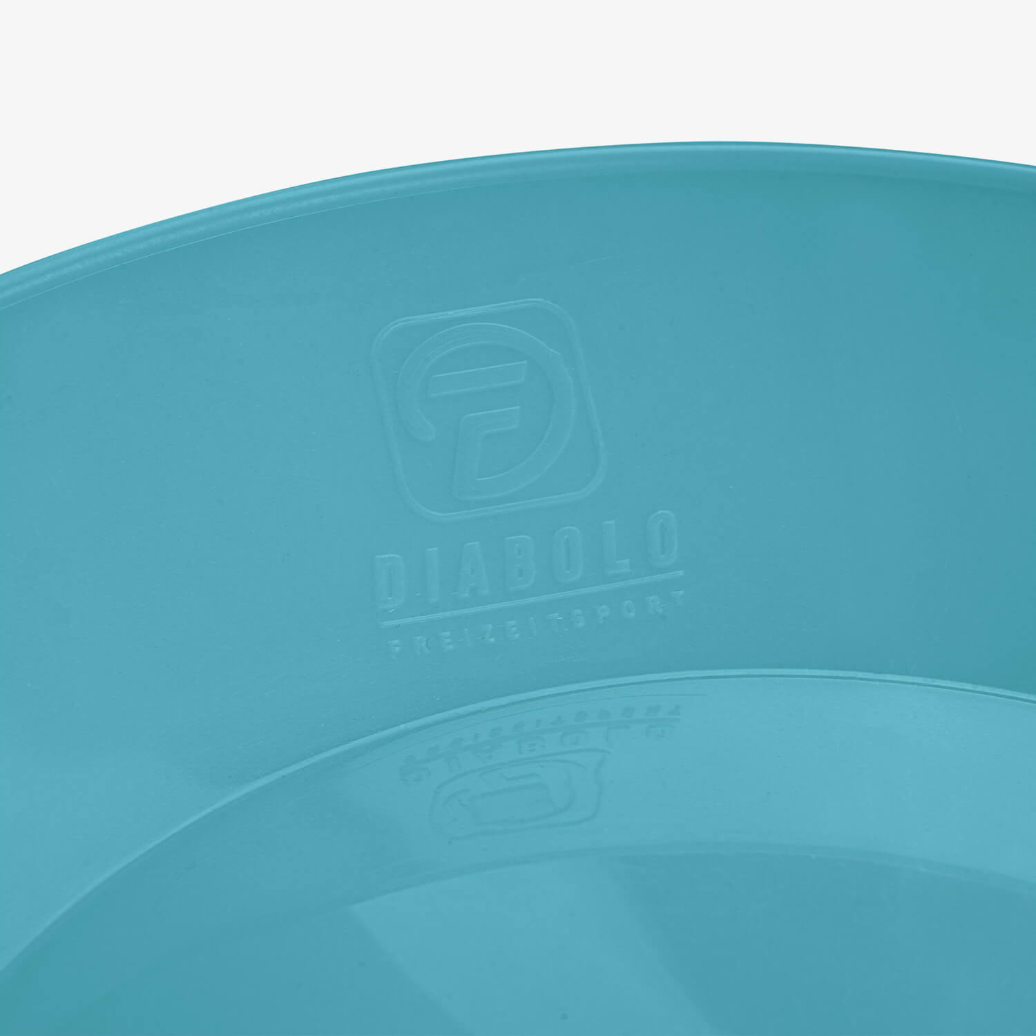 Diabolo Freizeitsport Jongliertellerset türkis mit Logo Diabolo Freizeitsport Jongliertellerset türkis für Einsteiger kaufen!