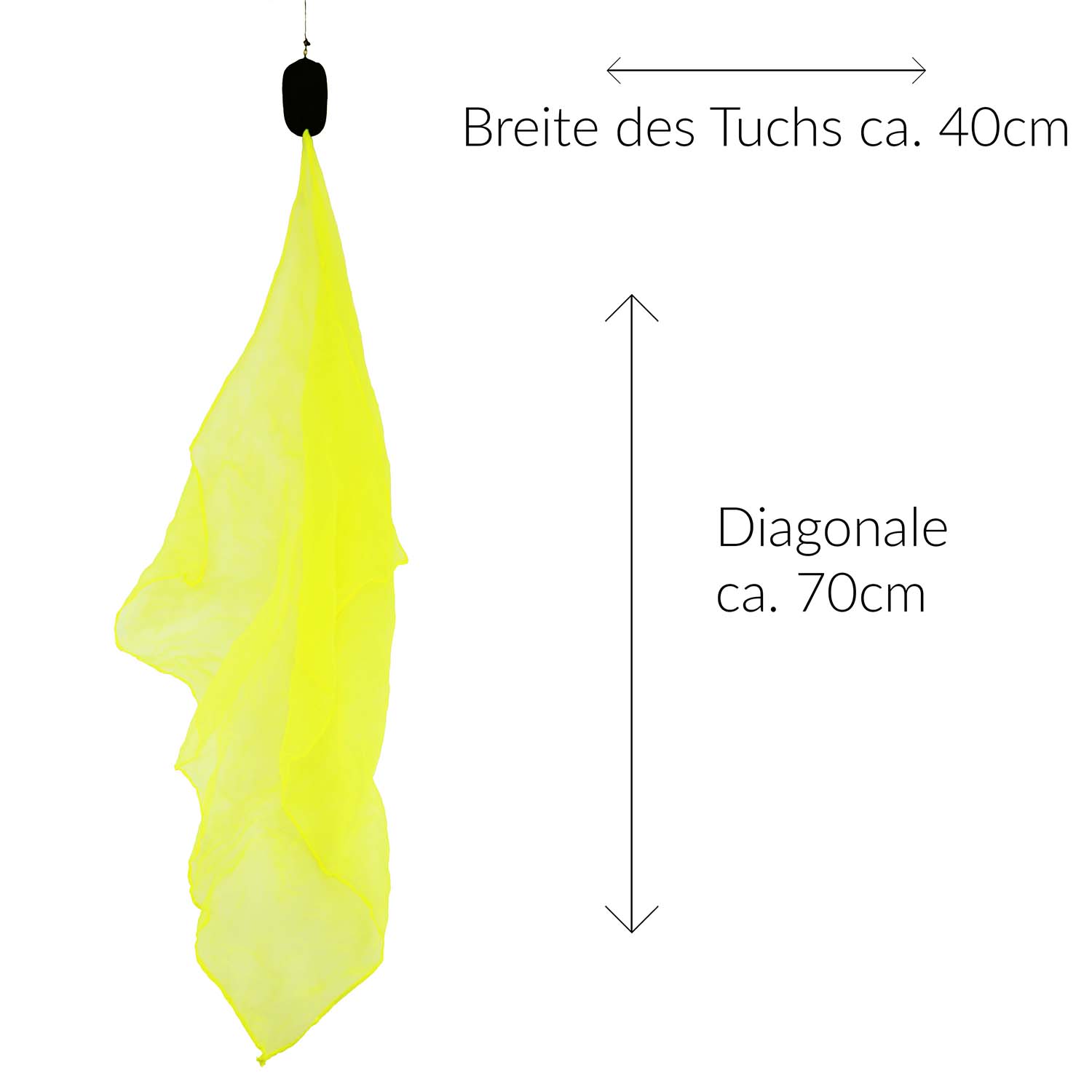 Diabolo Freizeitsport Spiralpoi 40cm in neongelb Diabolo Freizeitsport Spiralpoi 40cm in neongelb kaufen!