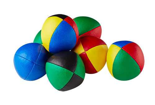 Diabolo Freizeitsport - Beanbag Glattleder Jonglierball 58mm Gruppenbild 001 Diabolo Freizeitsport - Beanbag Glattleder Jonglierball 58mm Gruppenbild 001