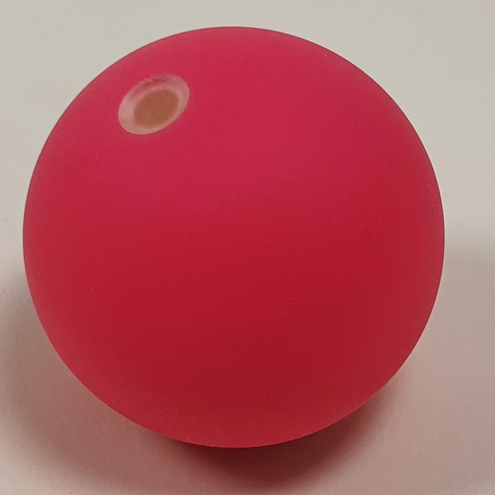 Diabolo Freizeitsport - Bubble Ball Peach Jonglierball 63mm Pink 001